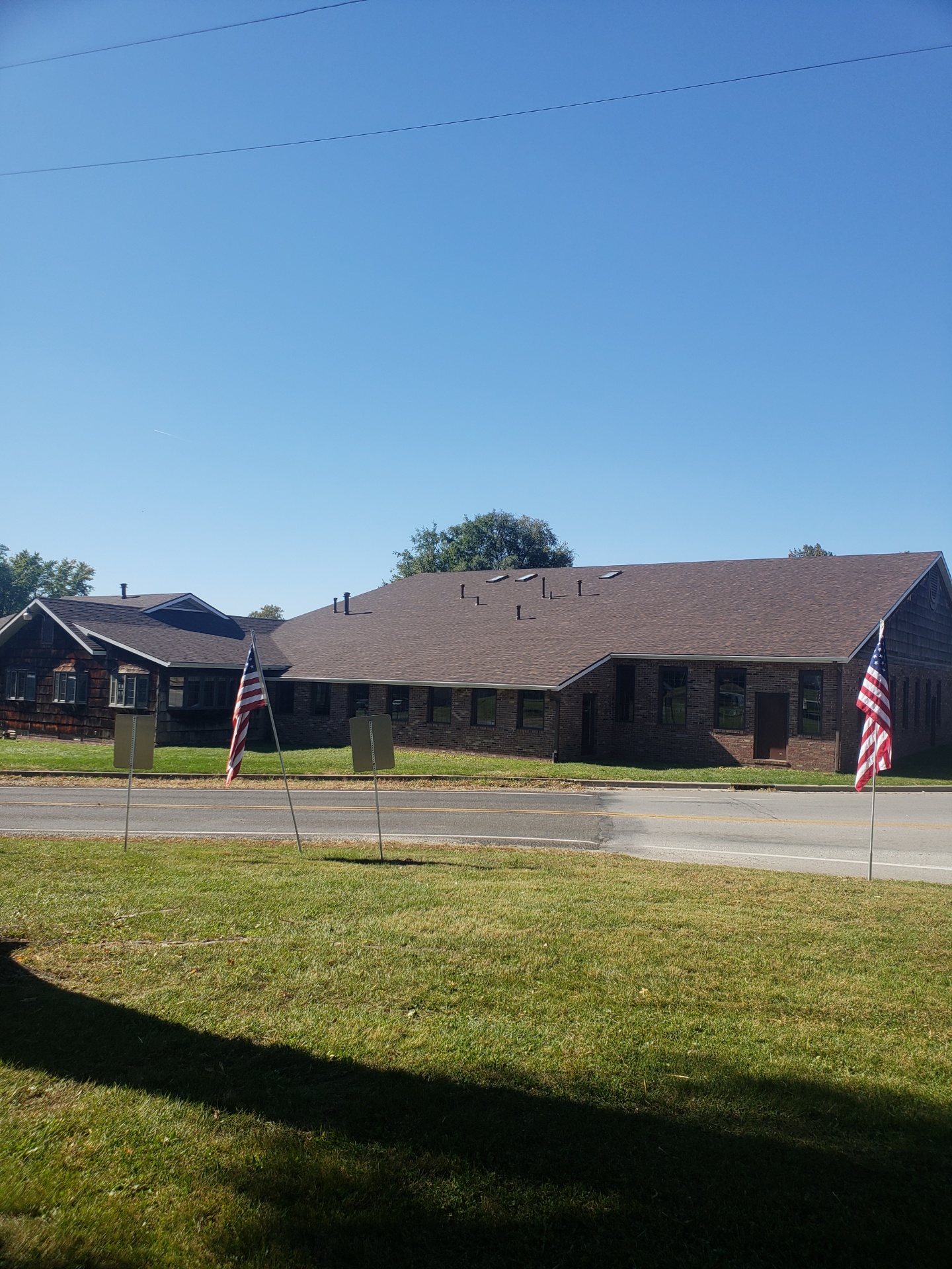 House with large new roof