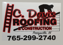 C. Davis Roofing Logo